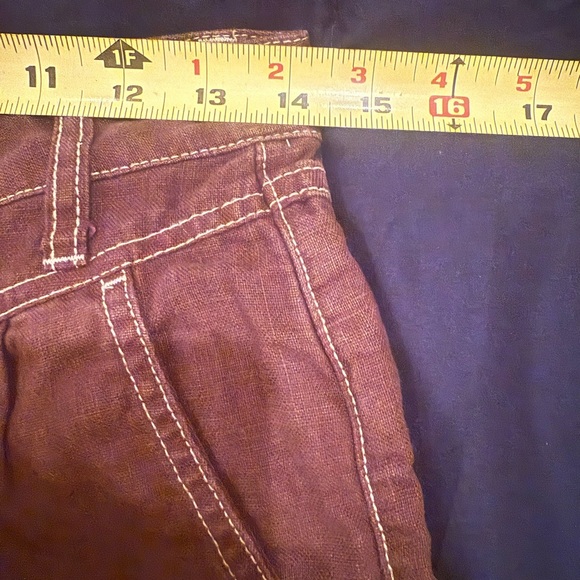 Bebe Brown Cuffed Utility Shorts with Back Button Pockets – Size 2 EUC - Picture 12 of 12